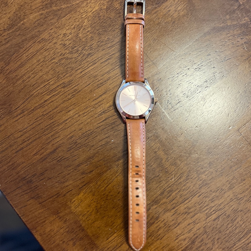 Michael Kors Leather Watch